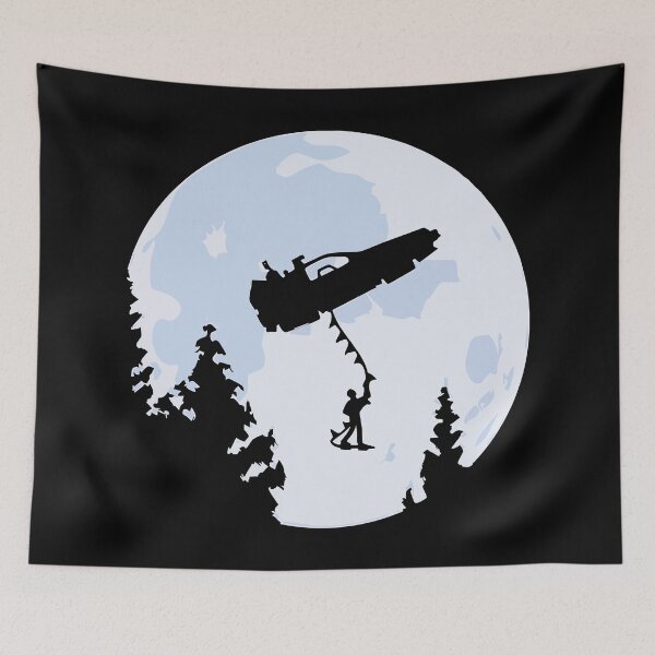 Item preview, Back to the Future DeLorean on The E.T. Moon designed and sold by Budflux.