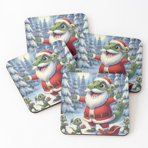Item preview, Cute santa rex designed and sold by HuntsmithMerch.