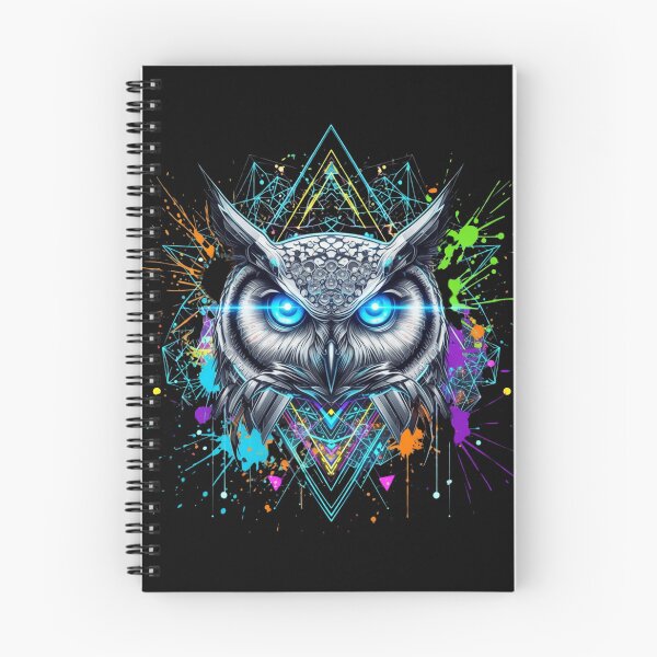 Item preview, Abstract Owl: Wisdom in a Geometric, Futuristic Style designed and sold by Design_Your_Day.