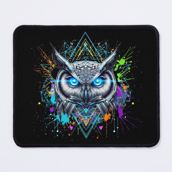 Item preview, Abstract Owl: Wisdom in a Geometric, Futuristic Style designed and sold by Design_Your_Day.