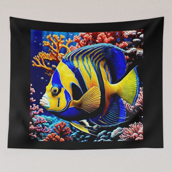Item preview, Emperor Angelfish gliding#4 designed and sold by Helios Be. Lavsh.