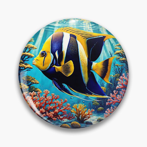 Item preview, Emperor Angelfish gliding#5 designed and sold by Helios Be. Lavsh.
