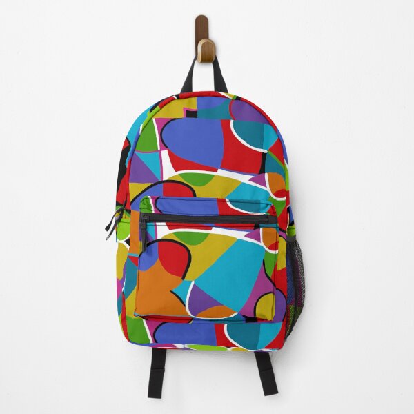 Item preview, Colorful Modern Multi-colored Hearts Pattern designed and sold by ABG Inspirational Art.