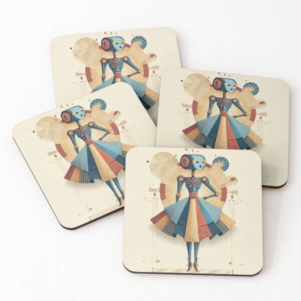 Item preview, Laura the Art Deco Robot designed and sold by GreatestMinds.