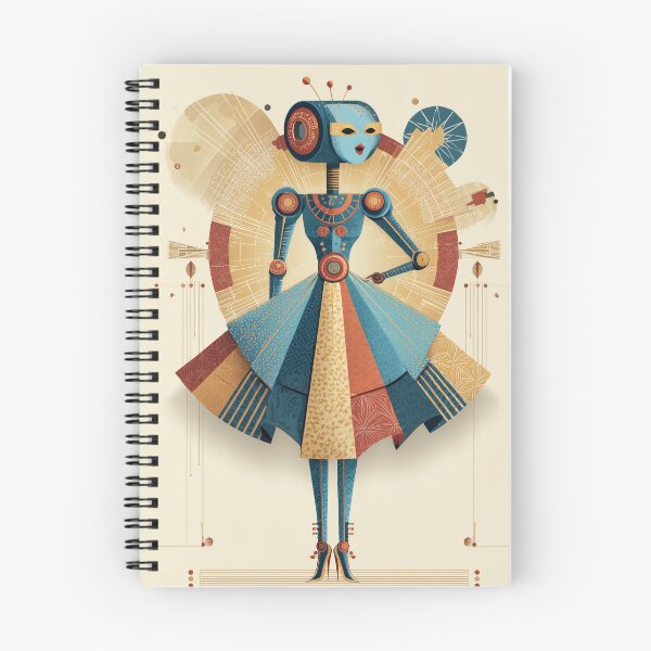 Item preview, Laura the Art Deco Robot designed and sold by GreatestMinds.