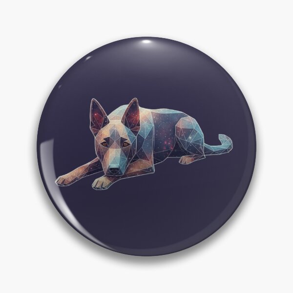 Item preview, Canino de Nebulosa Reposando: Diseño de Polígono designed and sold by bsbd-action.