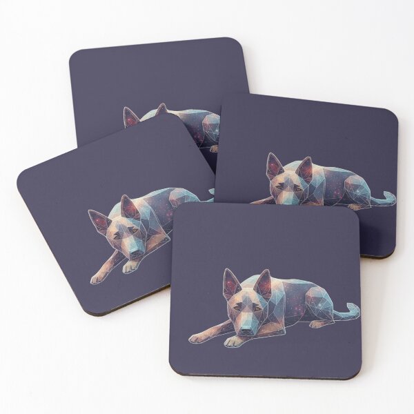 Item preview, Canino de Nebulosa Reposando: Diseño de Polígono designed and sold by bsbd-action.