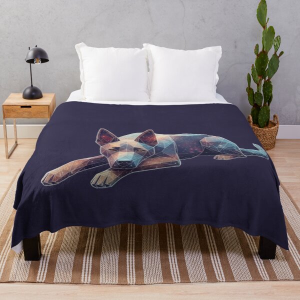 Item preview, Canino de Nebulosa Reposando: Diseño de Polígono designed and sold by bsbd-action.