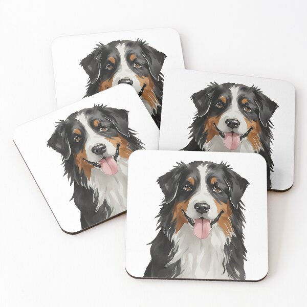 Artikelvorschau, Berner Sennenhundwelpe (Aquarell) entworfen und verkauft von Magnolia Valley Art.