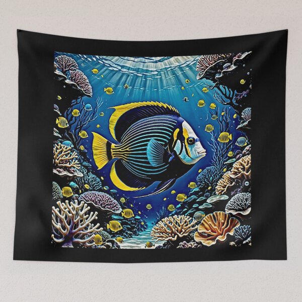 Item preview, Emperor Angelfish gliding#6 designed and sold by Helios Be. Lavsh.