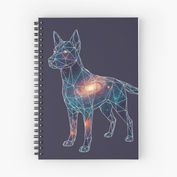 Item preview, Silueta de Perro Estelar: Diseño Geométrico Abstracto designed and sold by bsbd-action.