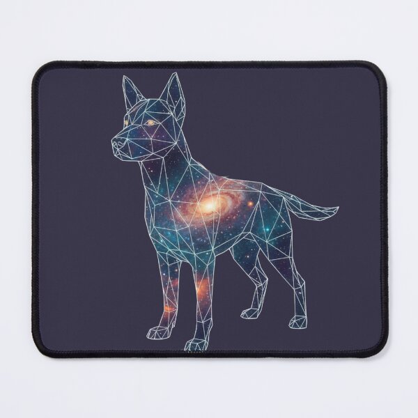 Item preview, Silueta de Perro Estelar: Diseño Geométrico Abstracto designed and sold by bsbd-action.