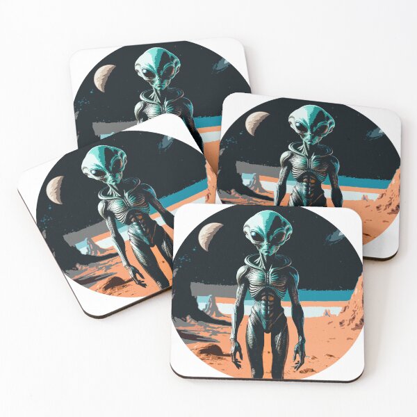Aperçu de l'œuvre Nous sommes parmi vous. Extraterrestres. créée et vendue par PeasyEasy.