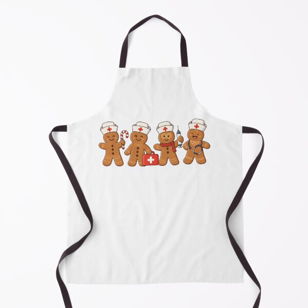 Item preview, Christmas Gingerbread Nurse designed and sold by stephenflashart.