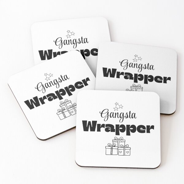 Item preview, Gangsta Wrapper Funny Christmas Stars Gift Design designed and sold by Inkworksbyshery.