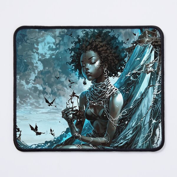 Item preview, Sloth Surreal Art — Moonlit Tide & Drift Fabrics designed and sold by KaoticMindZ.