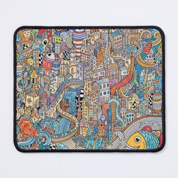 Item preview, Ciudad Caprichosa de Doodle: Laberinto Urbano Colorido designed and sold by bsbd-action.