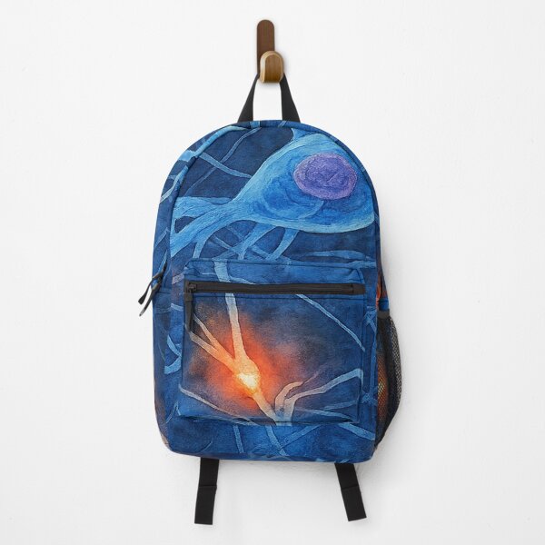 Item preview, Neuron Watercolor | Brain Cell Art (blue) designed and sold by NeuroNotes.