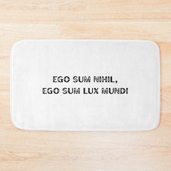 Item preview, Ego Sum Nihil, Ego Sum Lux Mundi designed and sold by ornitorrinco15.