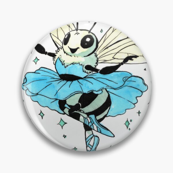 Item preview, Step Dancing Blue Bee designed and sold by Scribbles & Doodles by Jinx.