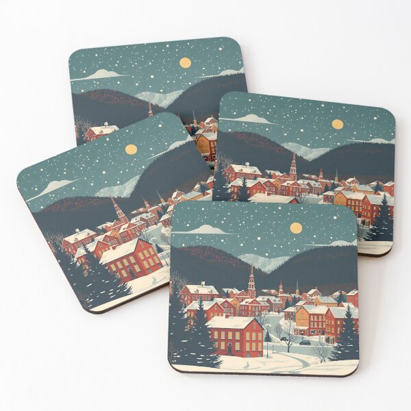 Item preview, Vintage Christmas Town designed and sold by Vintage City.