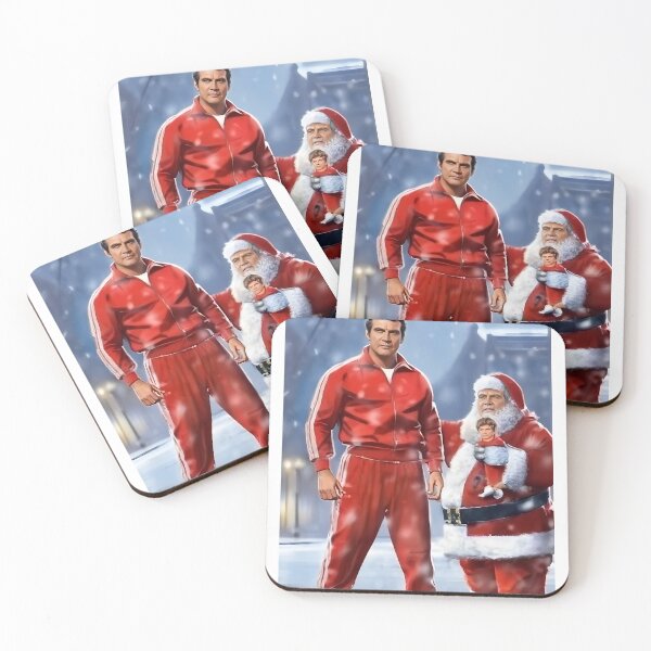 Item preview, Six Million Dollar Man and Santa  designed and sold by GLK1969.
