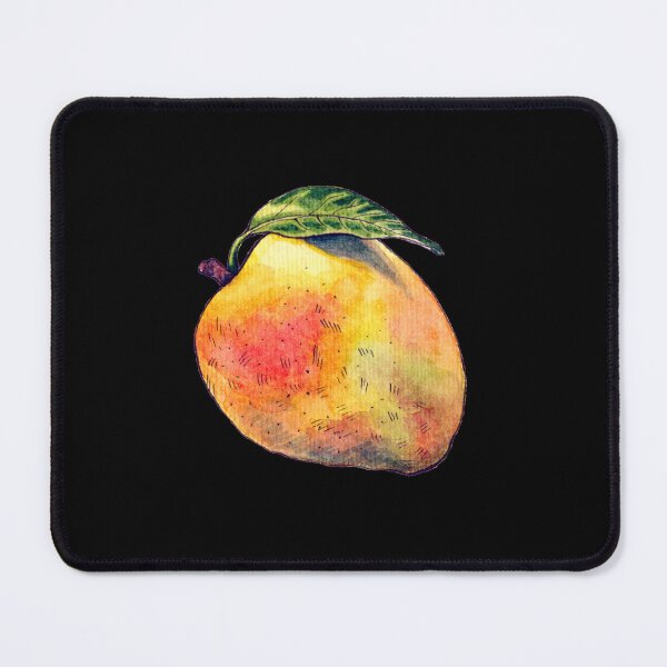 Item preview, Watercolor Mango - Black Edition designed and sold by AquarellChill.