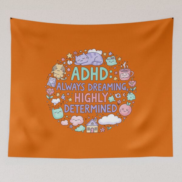 Item preview, Own Your Determination. Get the Softest ADHD Art Today designed and sold by Design_Your_Day.