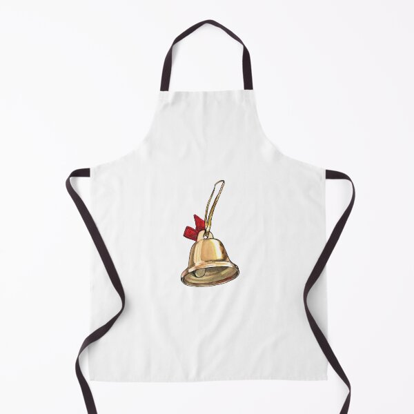 Item preview, Golden Christmas Bell - Watercolor art designed and sold by AquarellChill.