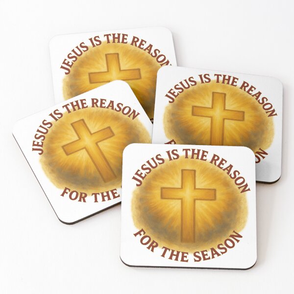 Item preview, Jesus Is the Reason for the Season – Radiant Cross of Light designed and sold by TheJoyfulPen.