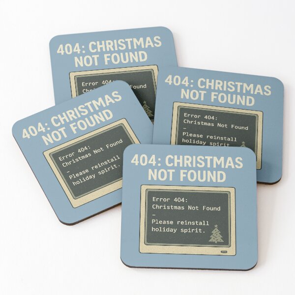 Item preview, 404: Christmas Not Found designed and sold by peaknerd.