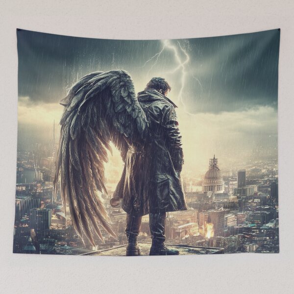 Item preview, Stormwatcher Angel – The World Still Turns Because Someone Still Cares designed and sold by VisionaryVeils.