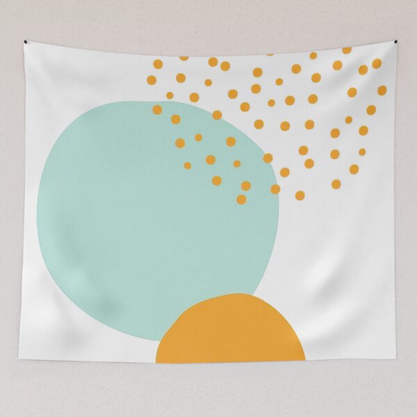 Item preview, Abstract Circles and Dots Composition designed and sold by ArtisAlice.