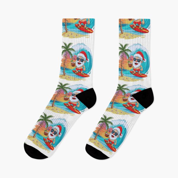 Item preview, Christmas Australia - Surfing Santa designed and sold by DesignLab13.