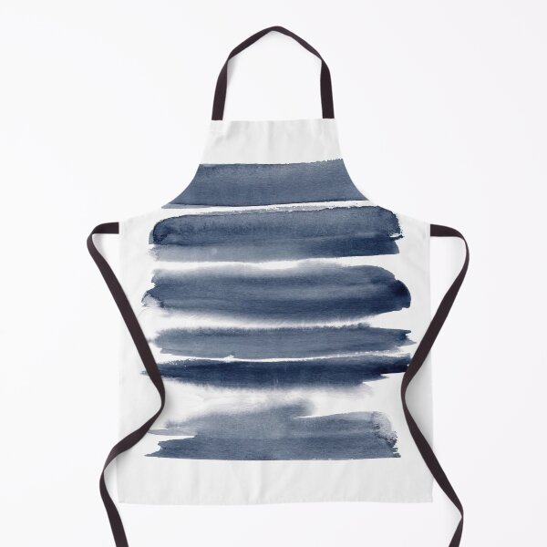Aperçu de l'œuvre Minimalist Blue Brush Strokes créée et vendue par ArtisAlice.
