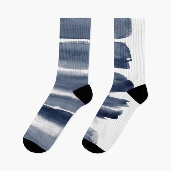Item preview, Minimalist Blue Brush Strokes designed and sold by ArtisAlice.