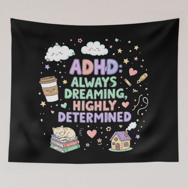 Item preview, Own Your Determination. Get the Softest ADHD Art Today designed and sold by Design_Your_Day.