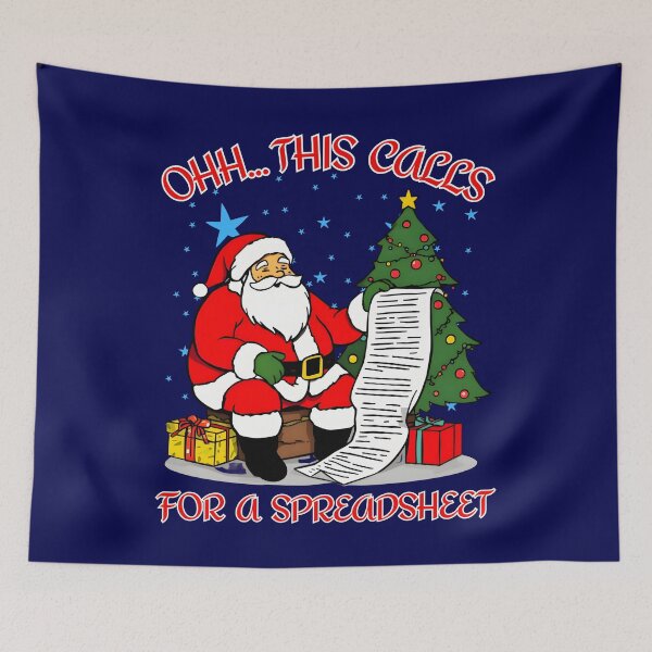 Item preview, Funny  Christmas Oh This Calls for a Spreadsheet  designed and sold by Zayavca.