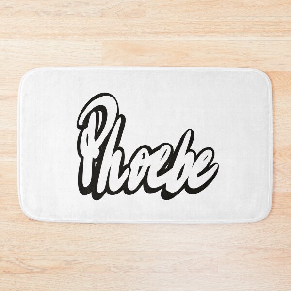 Item preview, Phoebe popular girls name woman women’s first name in white cursive calligraphy personalised personalized customized name Gift for Phoebe designed and sold by Artonmytee.