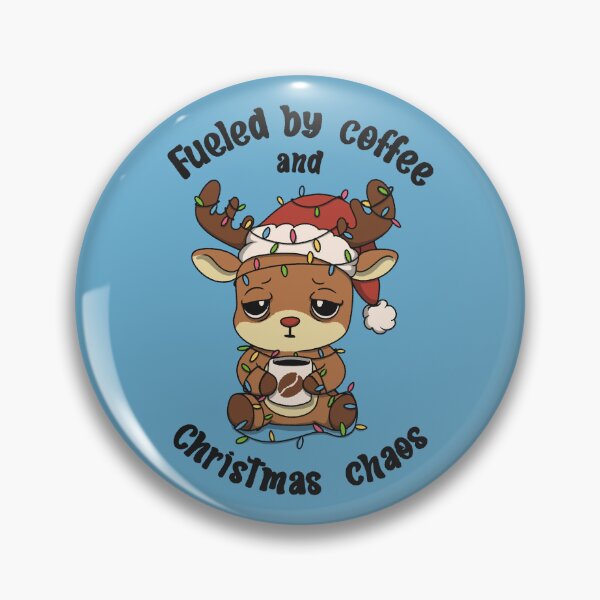 Item preview, Fueled by coffee and christmas caos designed and sold by loobsart.