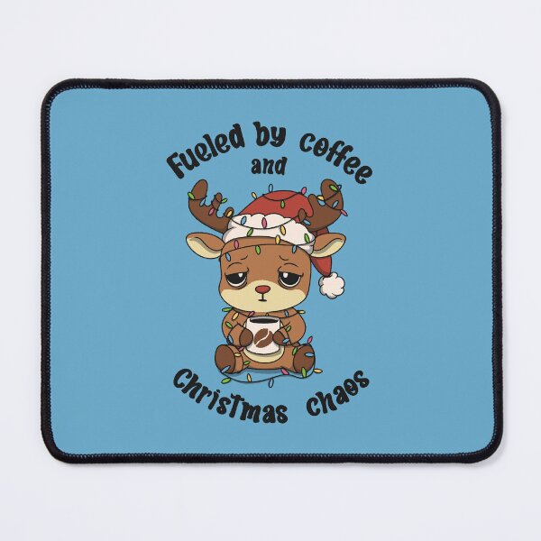 Item preview, Fueled by coffee and christmas caos designed and sold by loobsart.