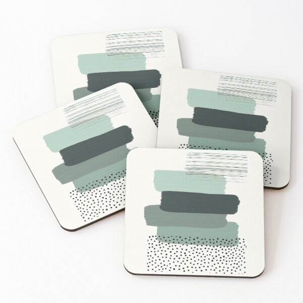 Item preview, Abstract Stacked Shapes with Dots designed and sold by ArtisAlice.