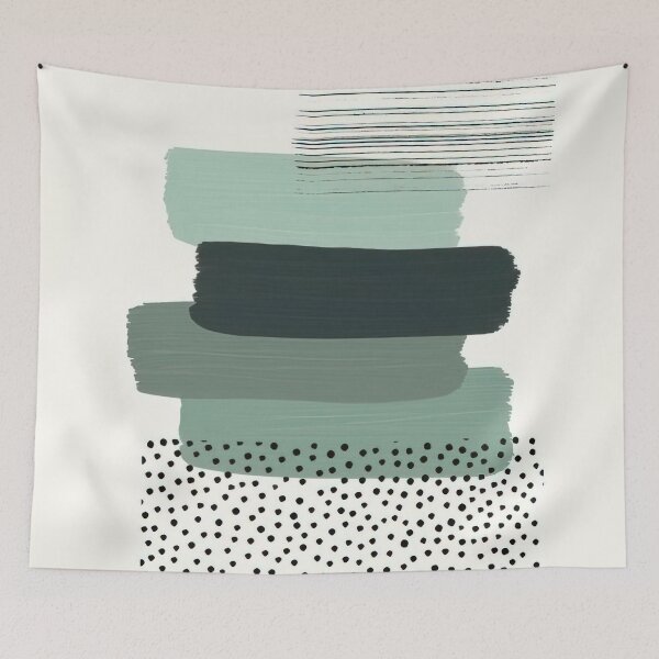 Item preview, Abstract Stacked Shapes with Dots designed and sold by ArtisAlice.
