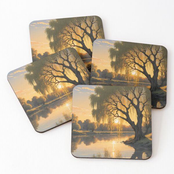 Item preview, Whispers of the Willow at Sunset designed and sold by HorizonHues.