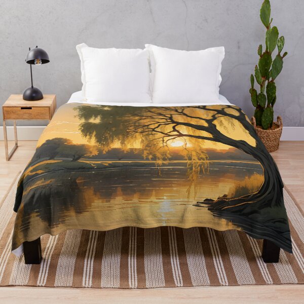 Item preview, Whispers of the Willow at Sunset designed and sold by HorizonHues.