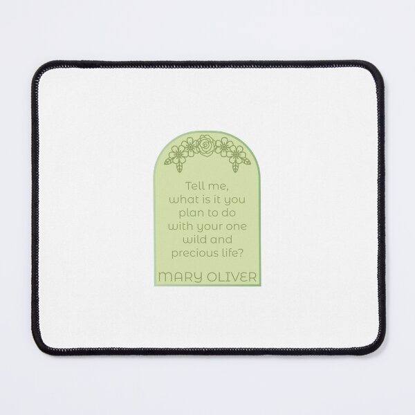 Item preview, Mary Oliver Wild and Precious designed and sold by OutdoorAura.