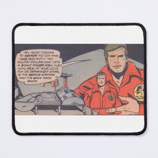 Item preview, Bionic Man Action Figure Ad designed and sold by GLK1969.