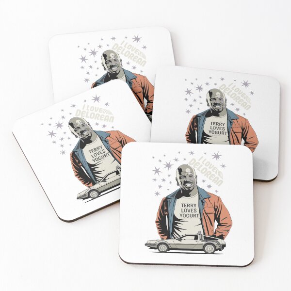 Item preview, Vintage Classic Car Delorean & Terry  designed and sold by PrintCarClub.