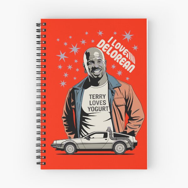 Item preview, Vintage Classic Car Delorean & Terry  designed and sold by PrintCarClub.