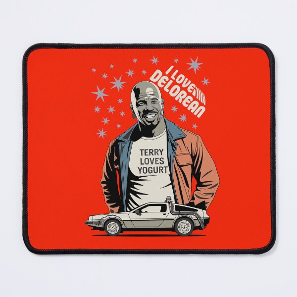 Item preview, Vintage Classic Car Delorean & Terry  designed and sold by PrintCarClub.